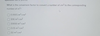 What is the conversion factor to convert a number