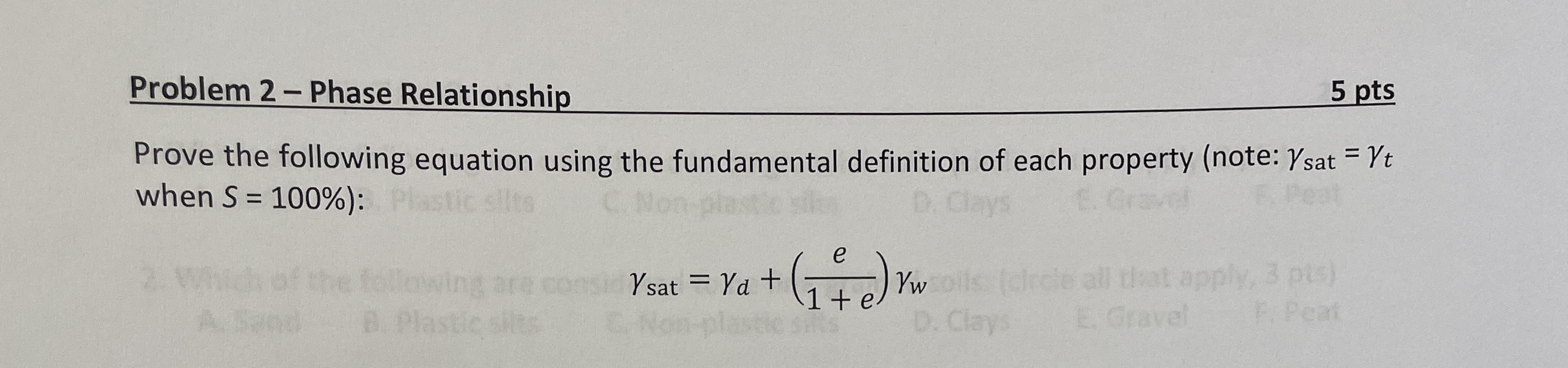 Problem 2 - Phase Relationship 5 pts Prove the