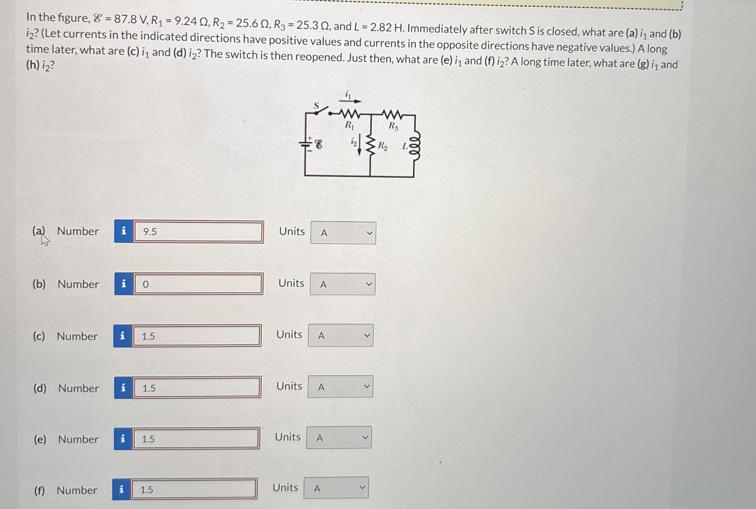 In the figure, E = 8 7 . 8 V , R 1 = 9 . 2 4 , R
