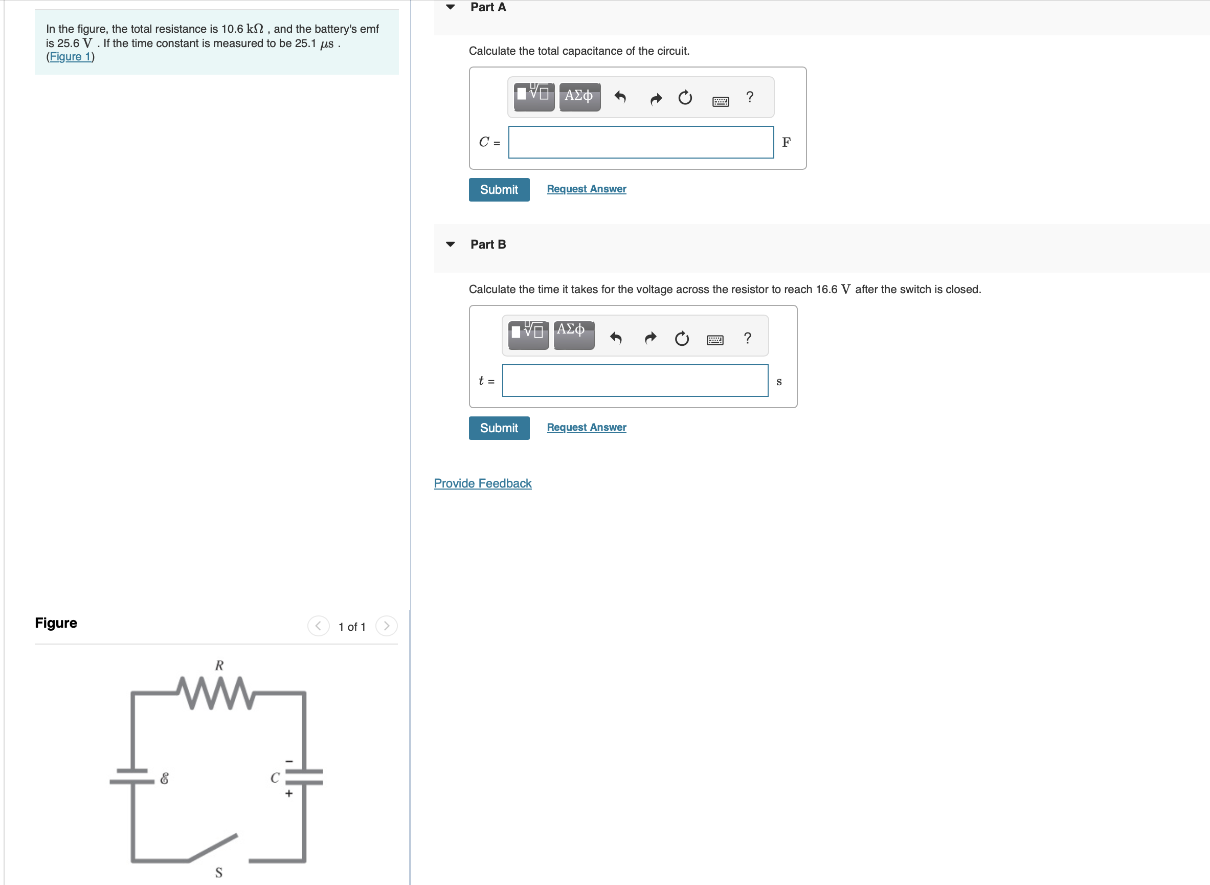 In the figure, the total resistance is \ ( 1 0 .