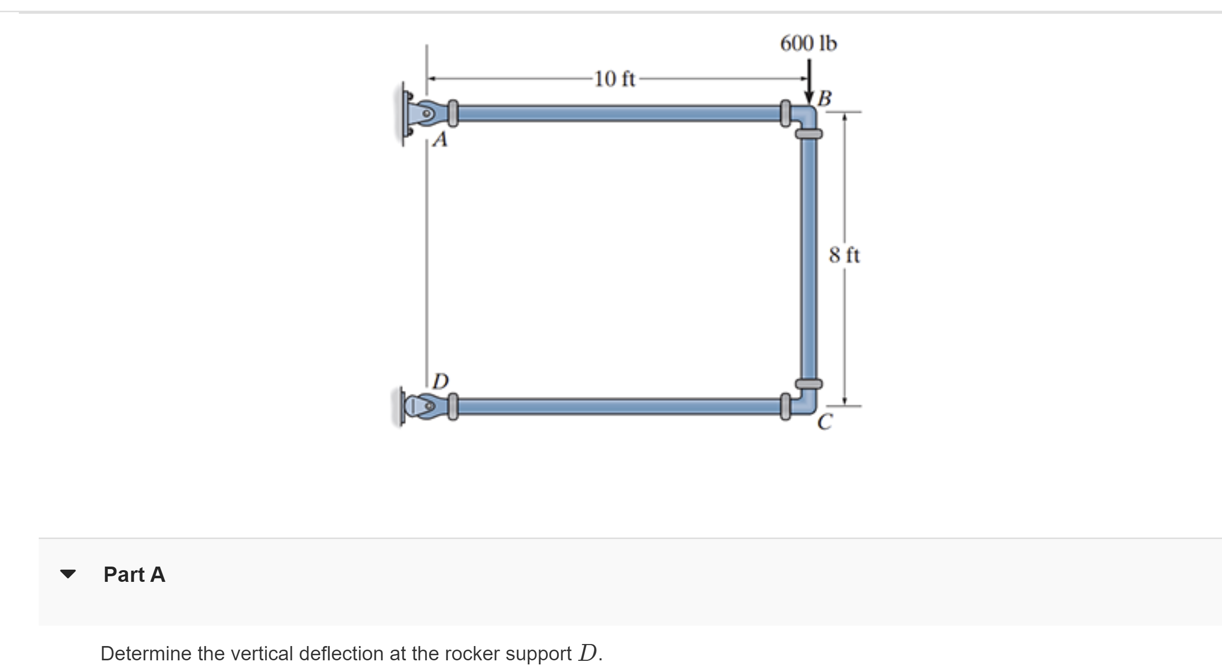Consider the frame in ( Figure 1 ) . Use the