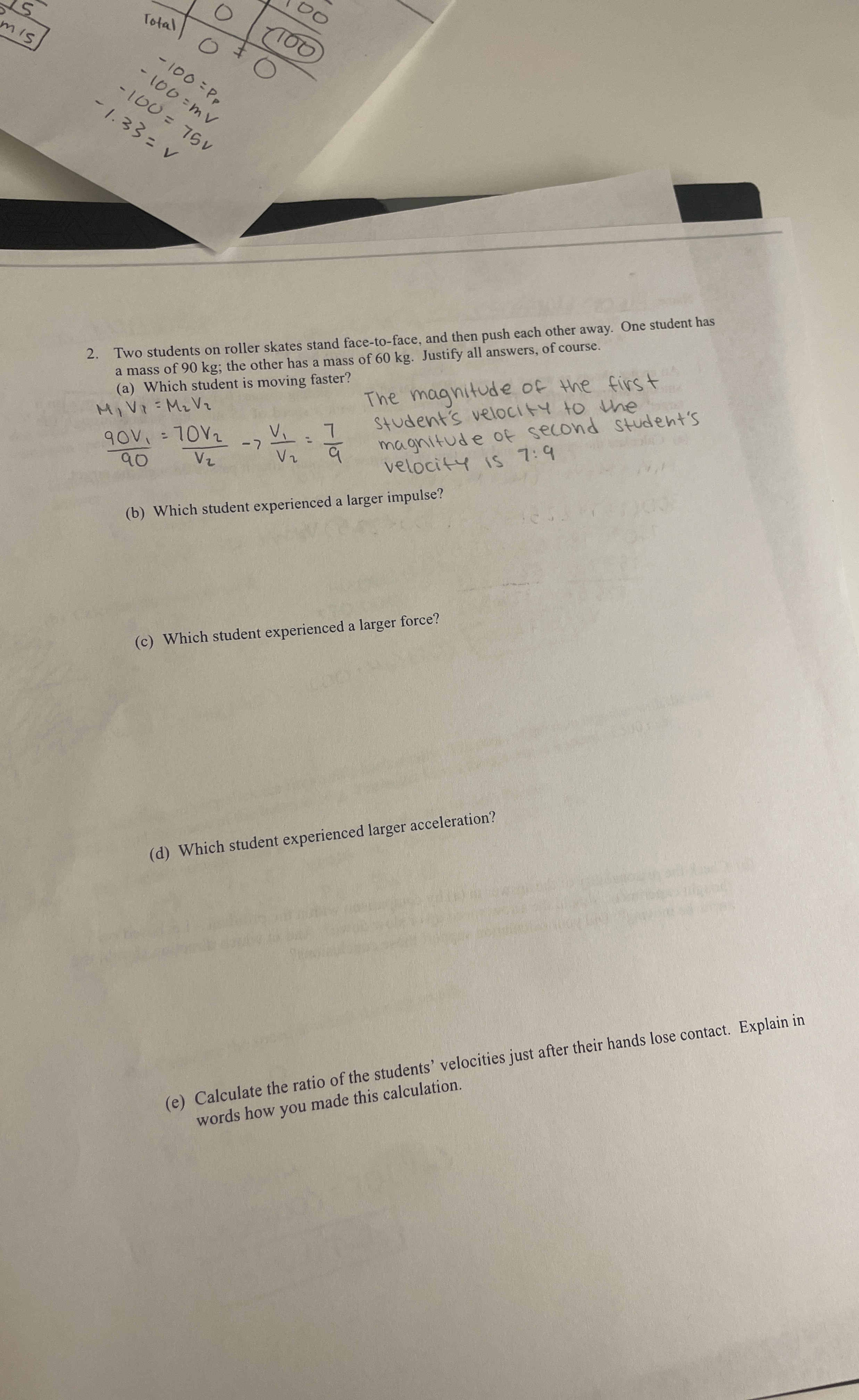 Two students on roller skates stand face - to -