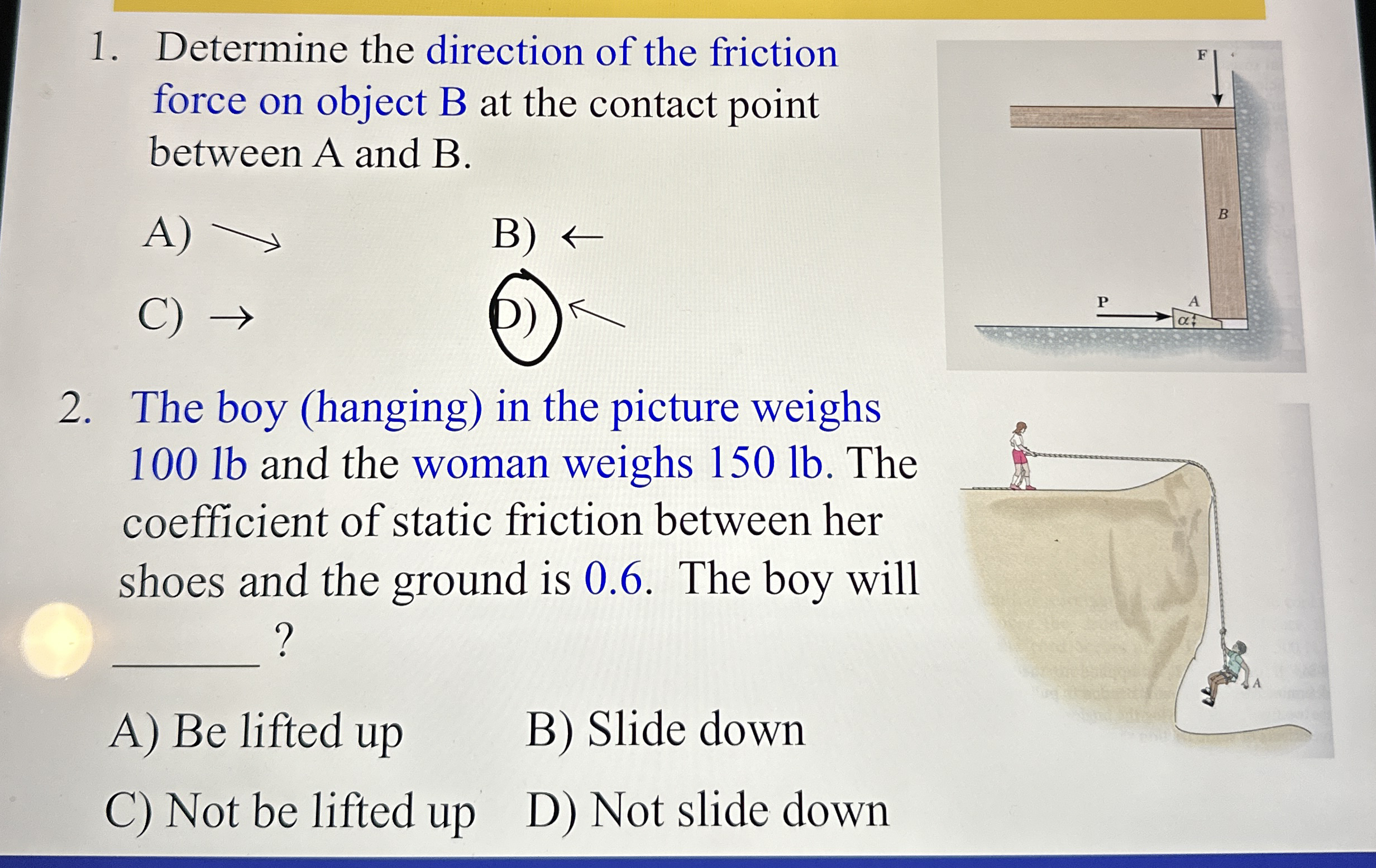 The ladder AB is positioned as shown. What is t