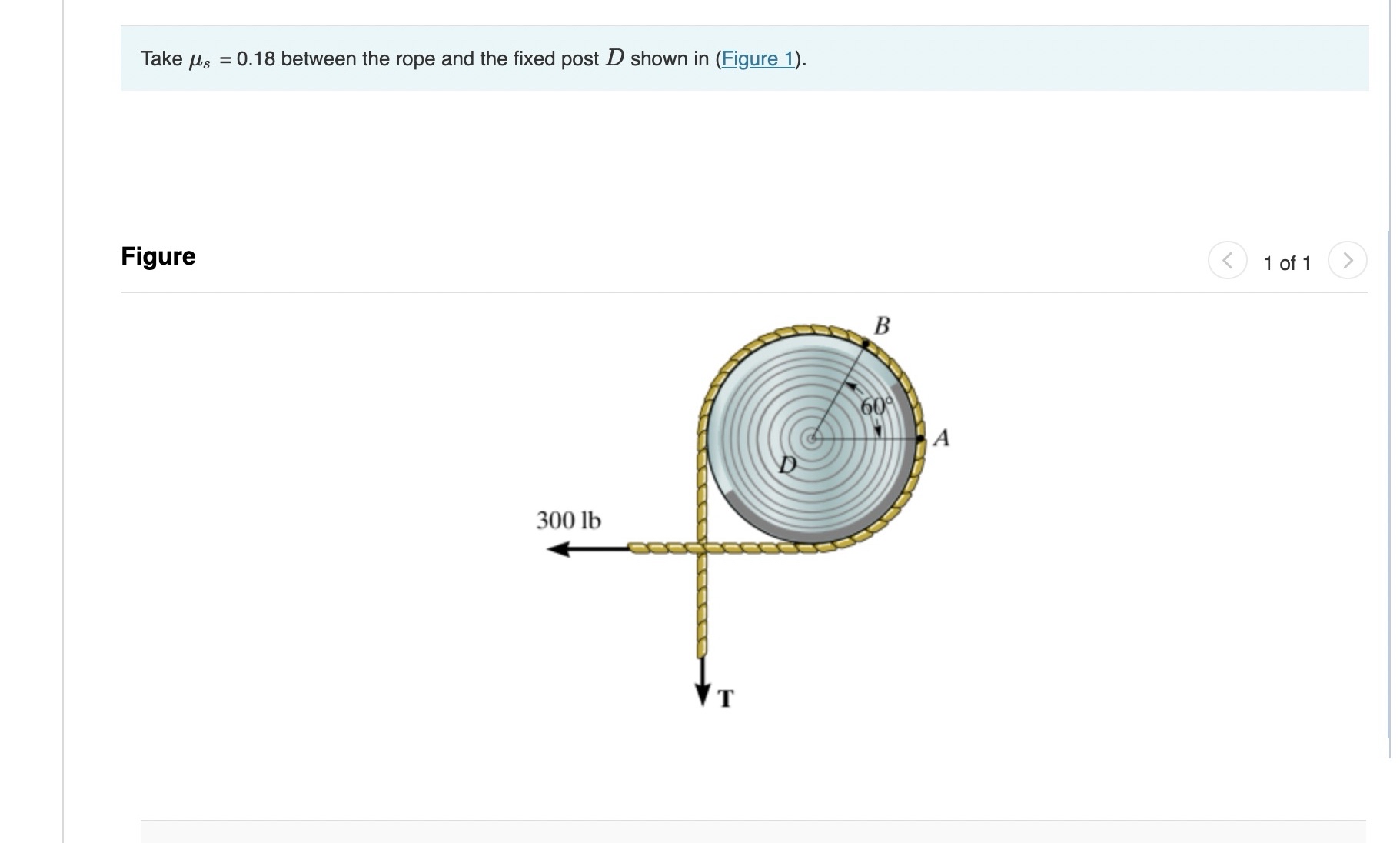 Take s = 0 . 1 8 between the rope and the fixed