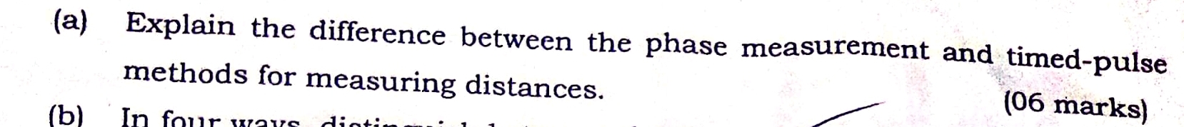 ( a ) Explain the difference between the phase