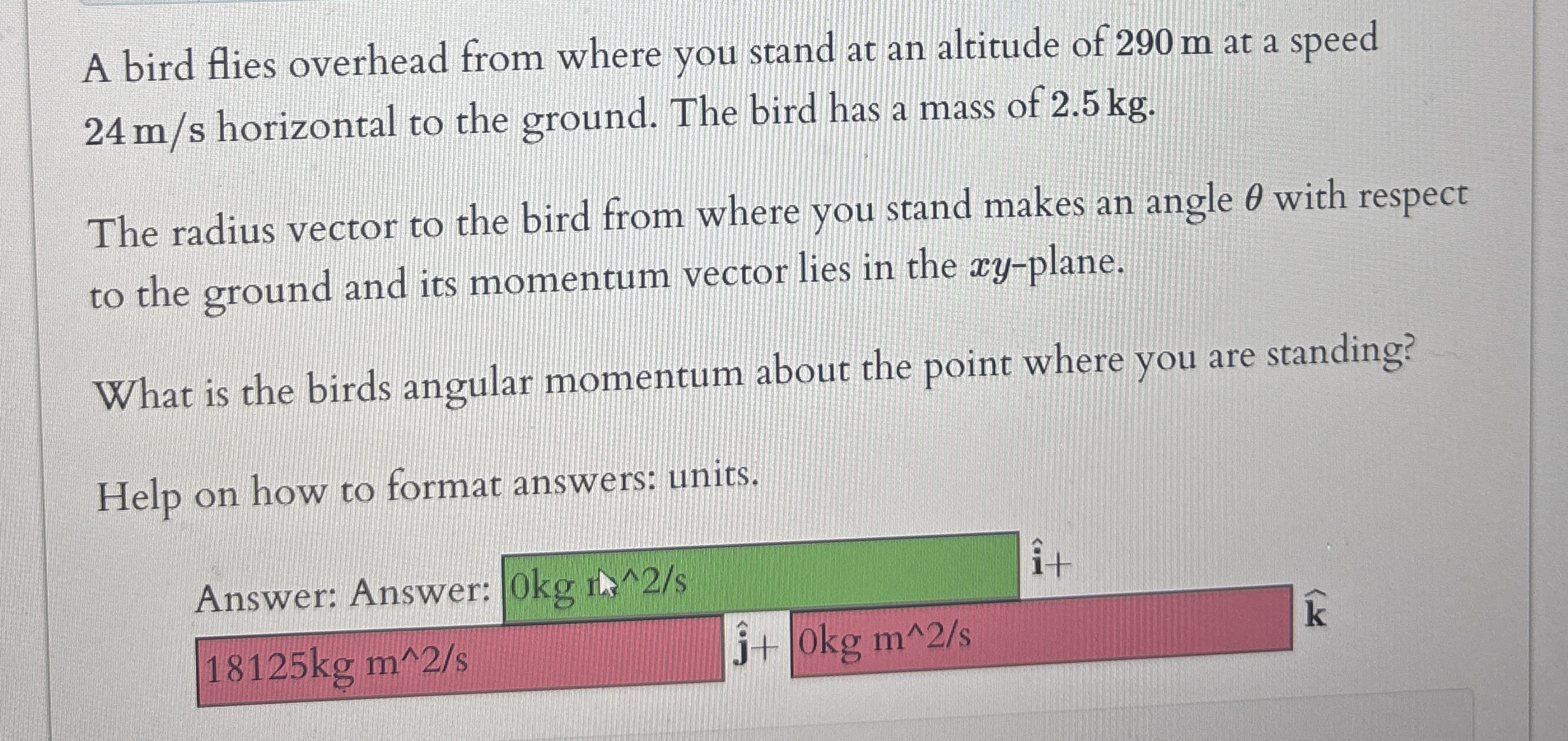 A bird flies overhead from where you stand at an