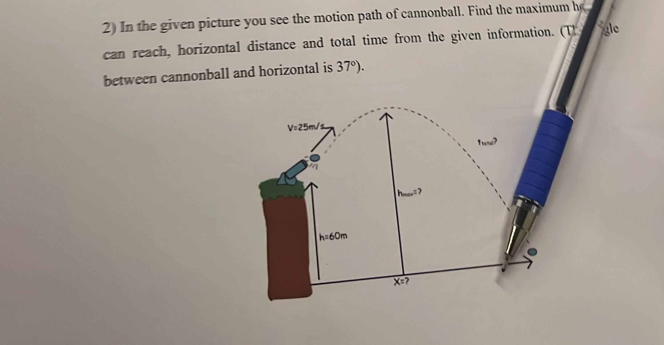 In the given picture you see the motion path of