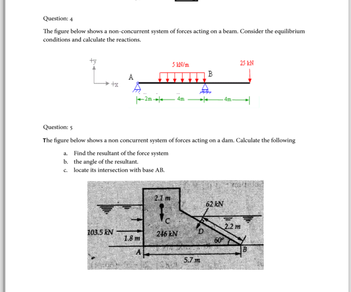 Question: 4 The figure below shows a non -
