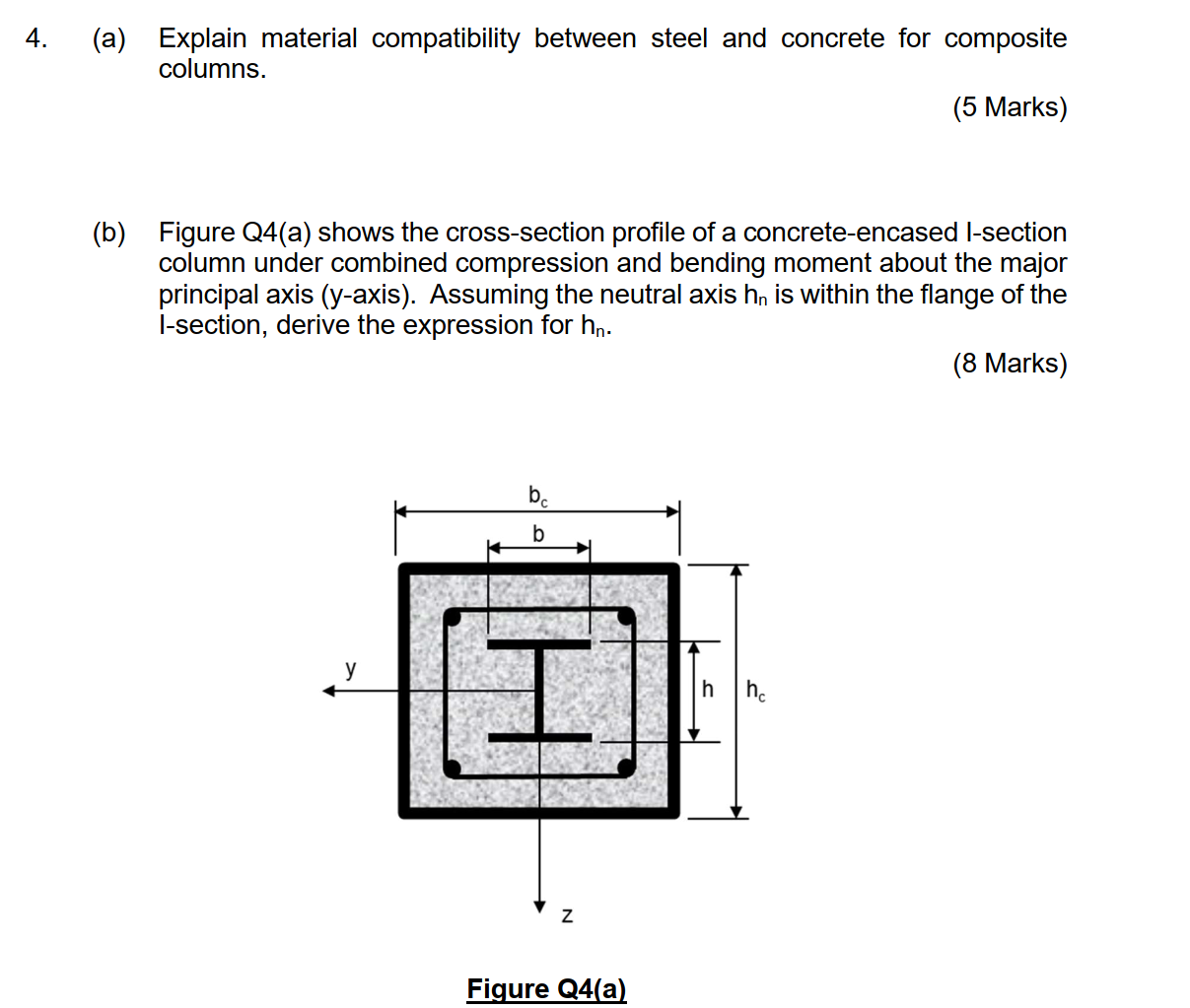 ( a ) Explain material compatibility between