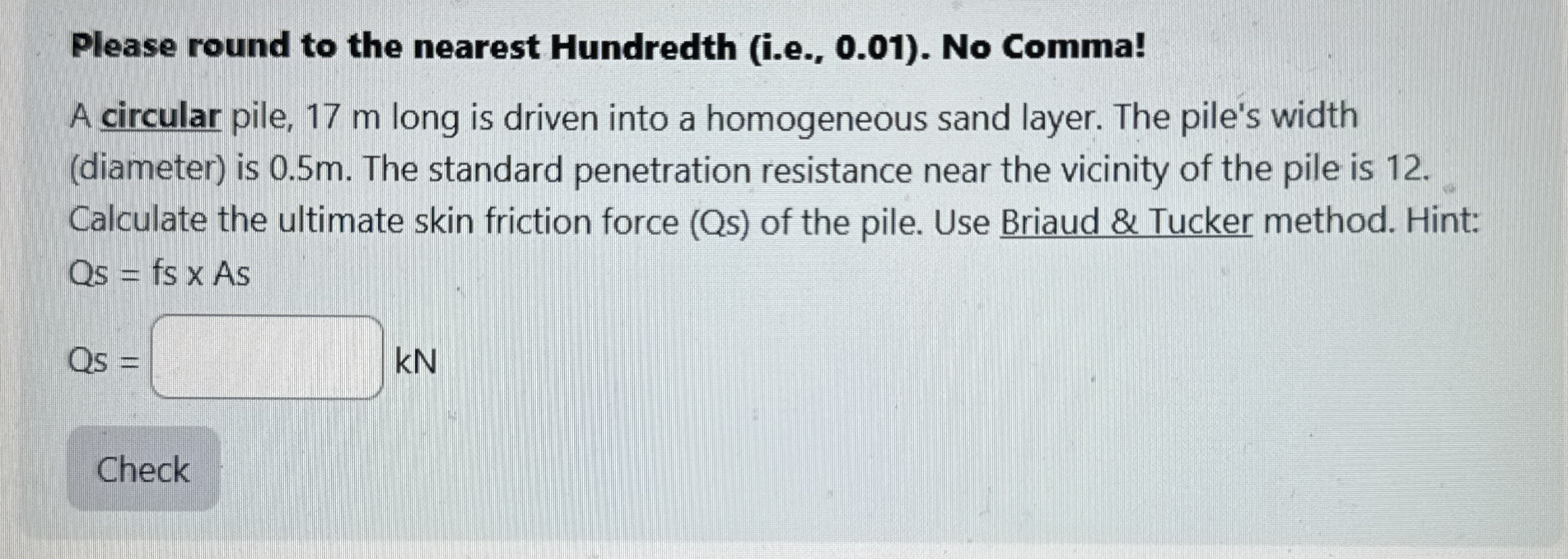 Please round to the nearest Hundredth ( i . e . ,