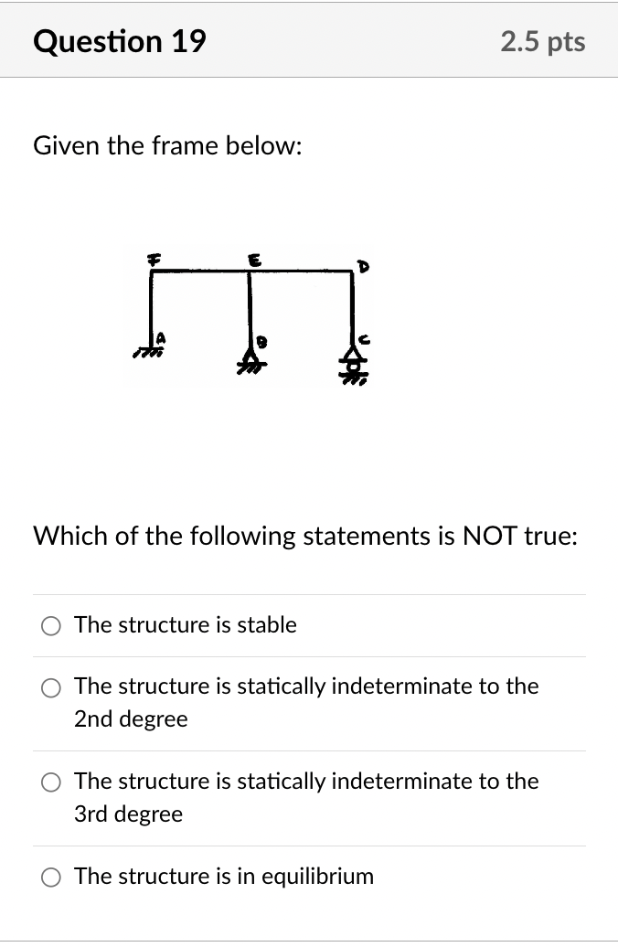 Which of the following statements is NOT true: