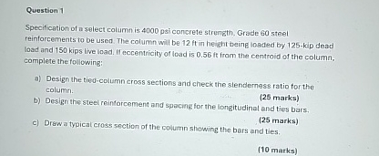 Question 1 Specification of a select column is 4
