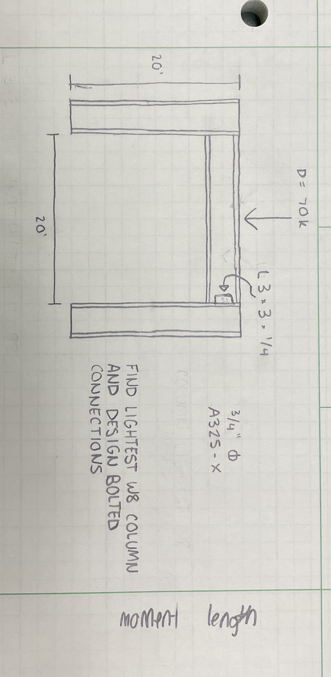 3 4 ' ' A 3 2 5 - x FIND LIGHTEST W 8 COLUMN AND