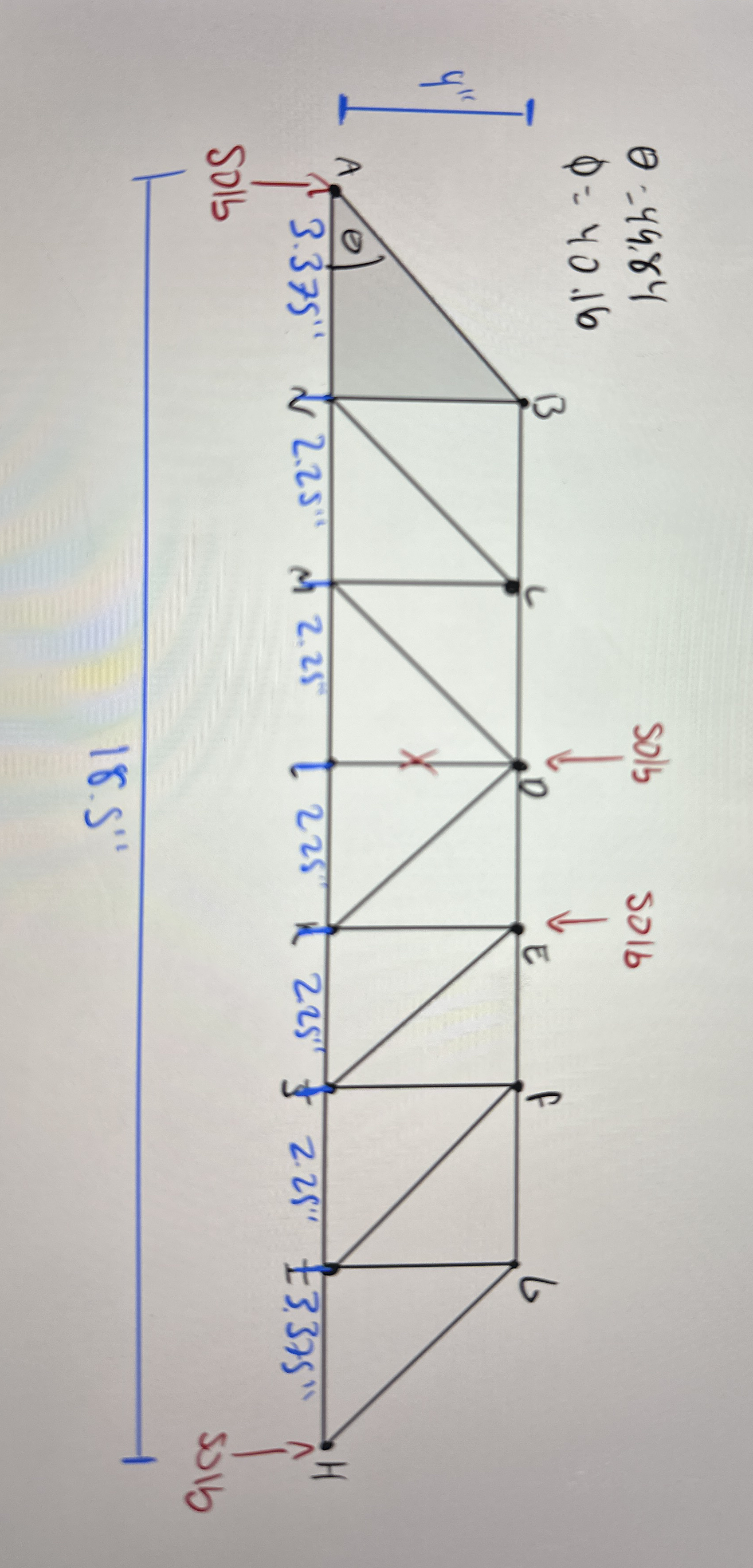 Solve for each member