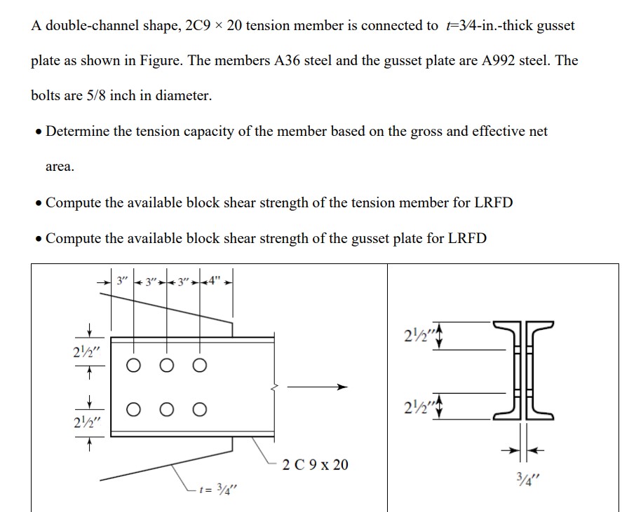 A double - channel shape, \ ( 2 \ mathrm { C } 9