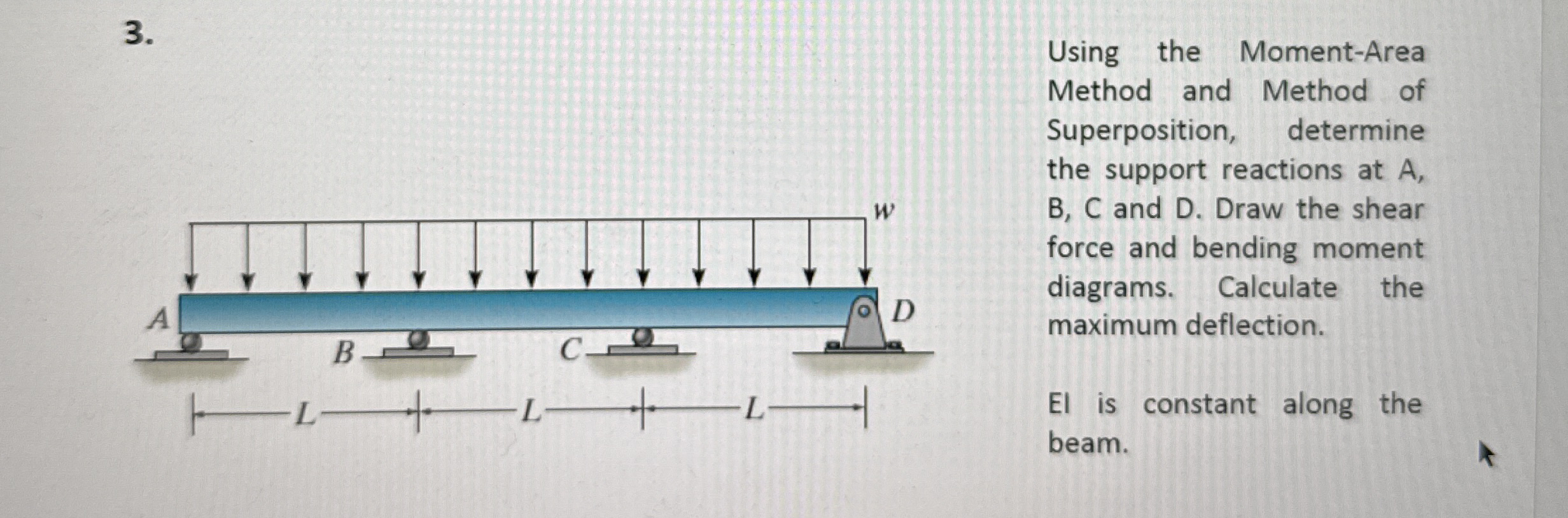 Using the Moment - Area Method and Method of