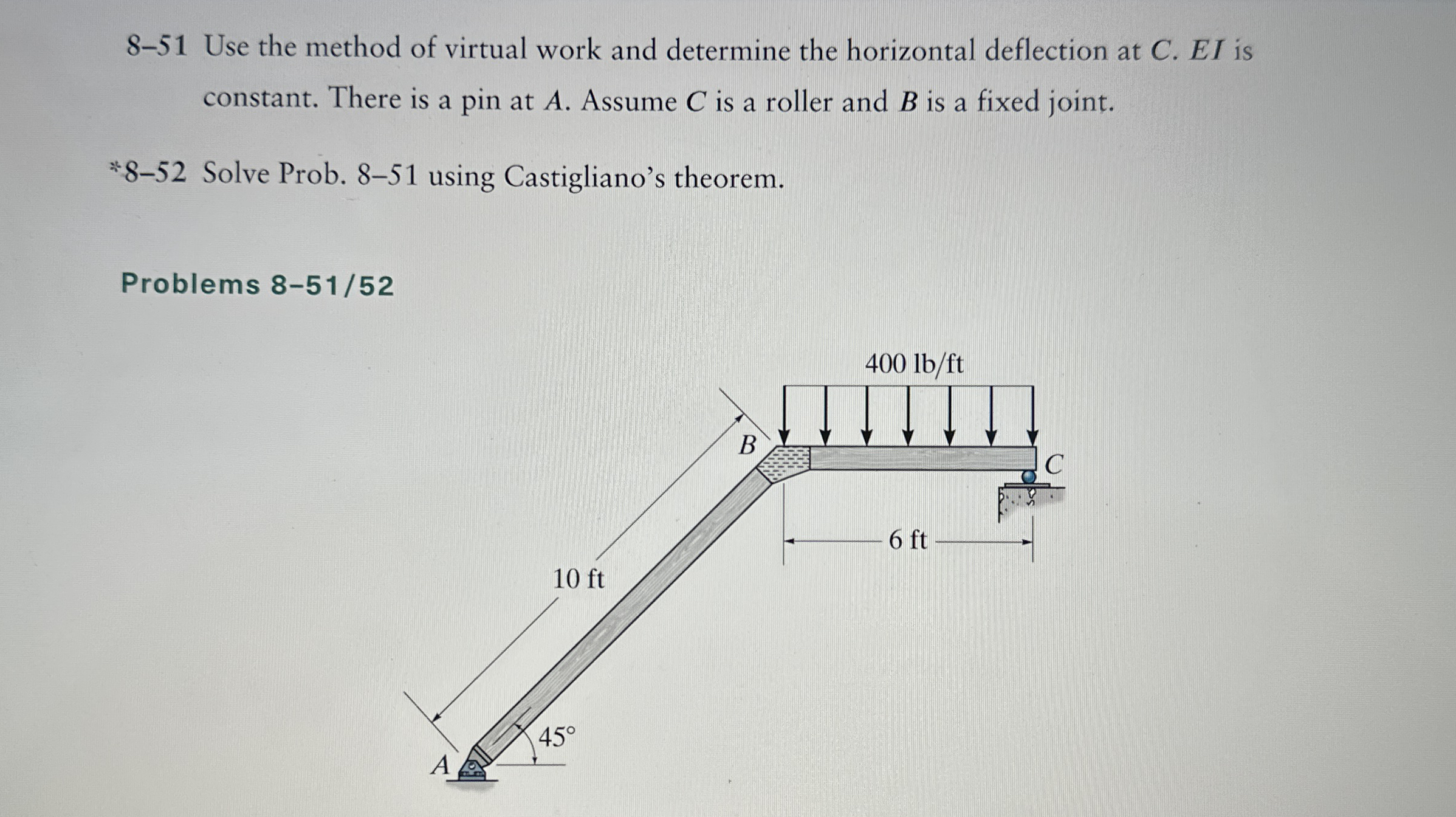 8 - 5 1 Use the method of virtual work and