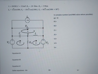 L = 0 . 0 2 H 1 C = 2 . 5 m F , R 1 = 1 0 0 h m ,