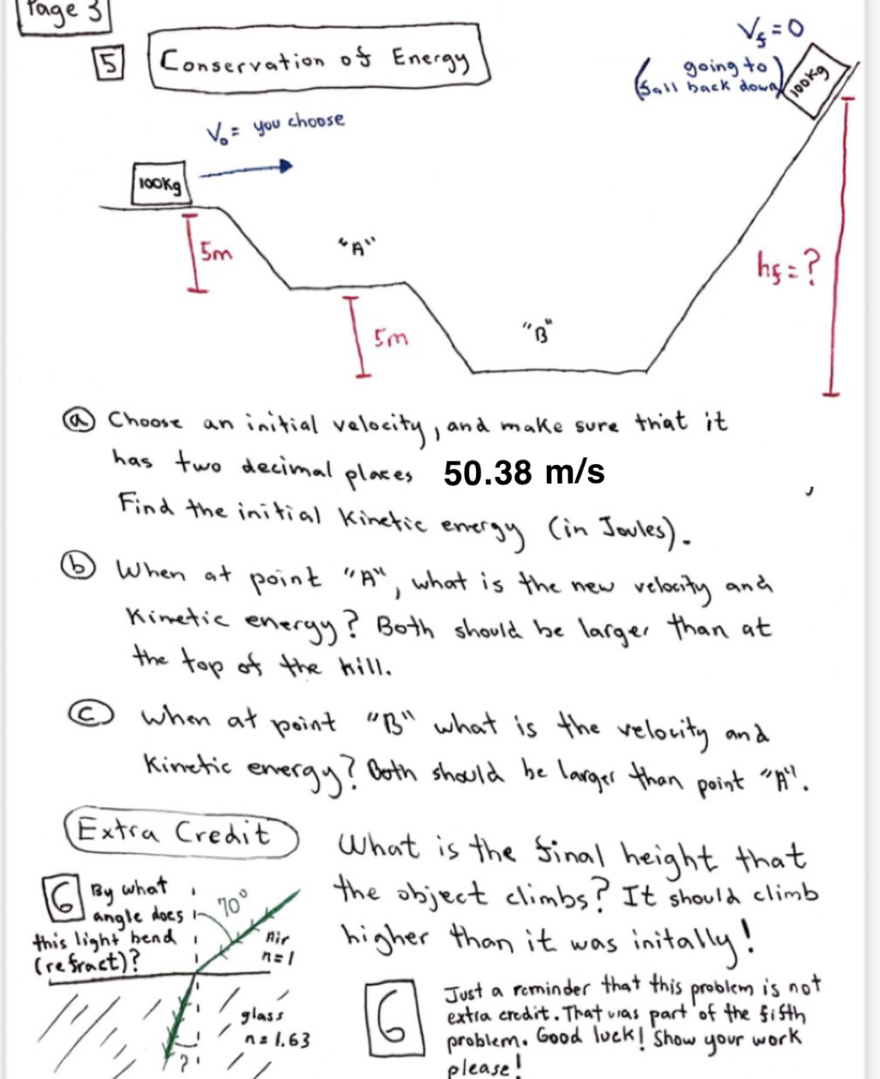 Tage 3 ( 5 ) Conservation of Energy ( do the