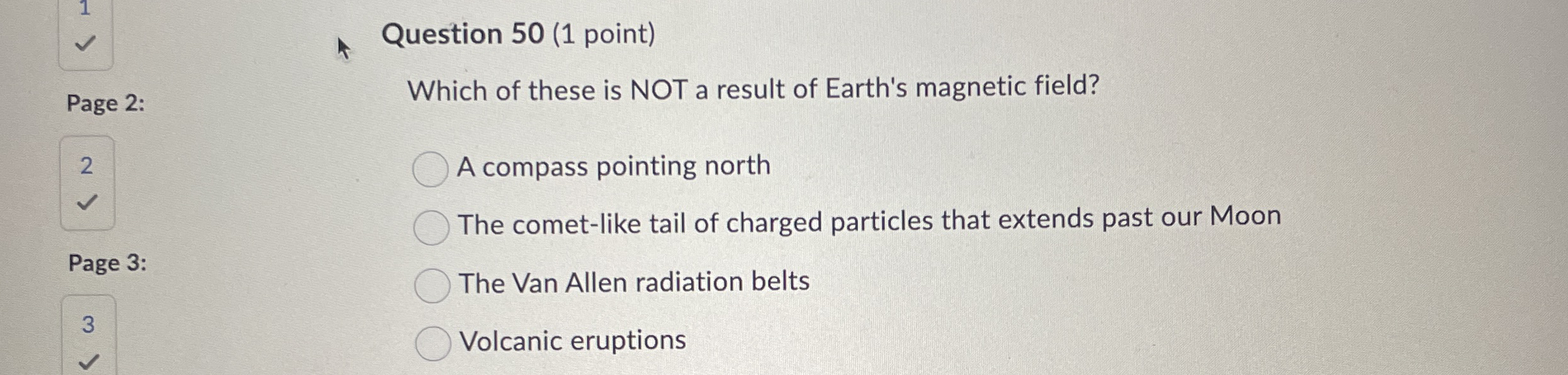Question 5 0 ( 1 point ) Page 2 : Which of these