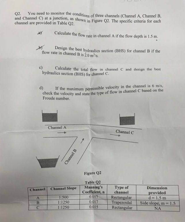 Q 2 . You need to monitor the conditions of three