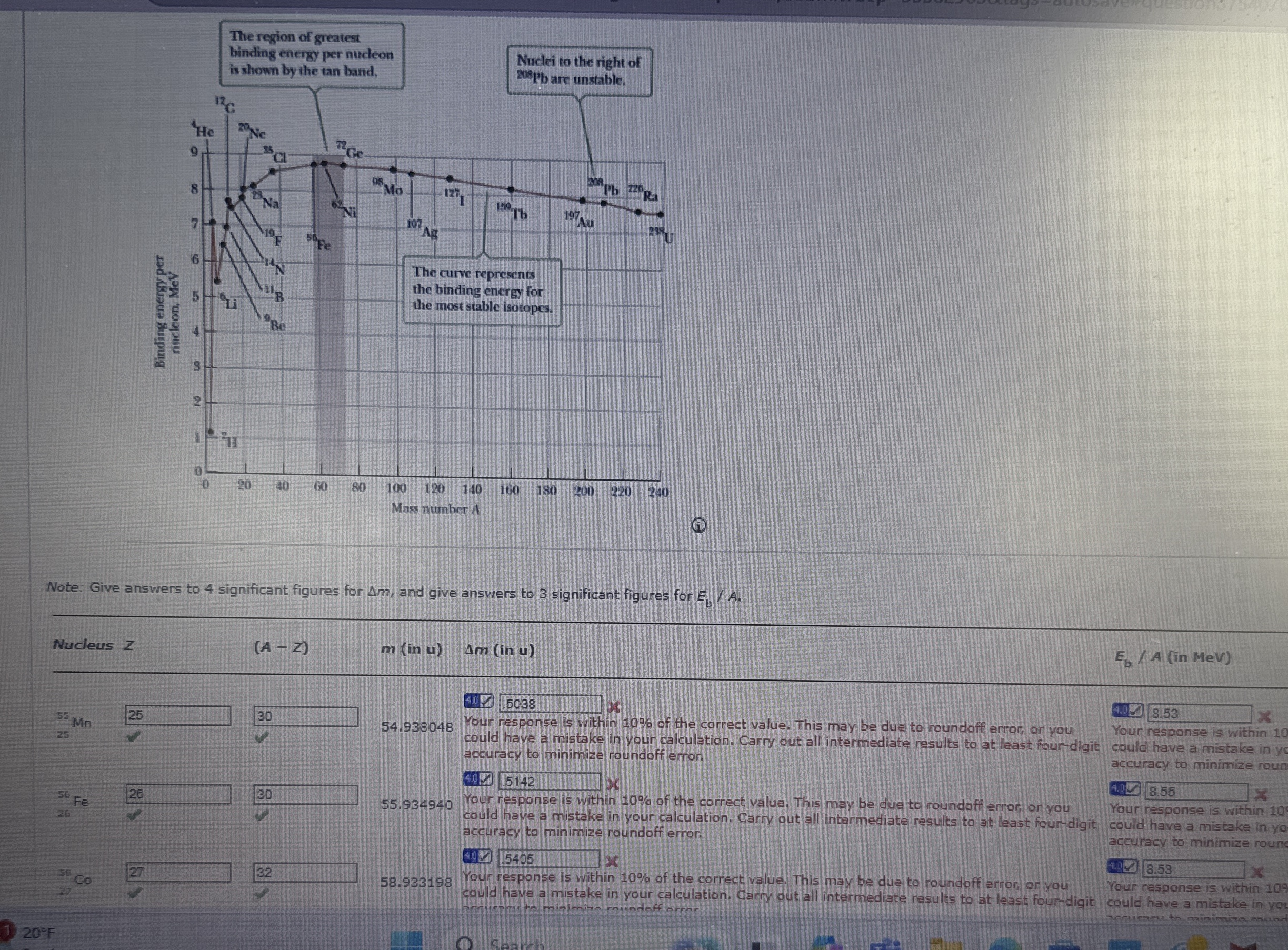Note: Give answers to 4 significant figures for m