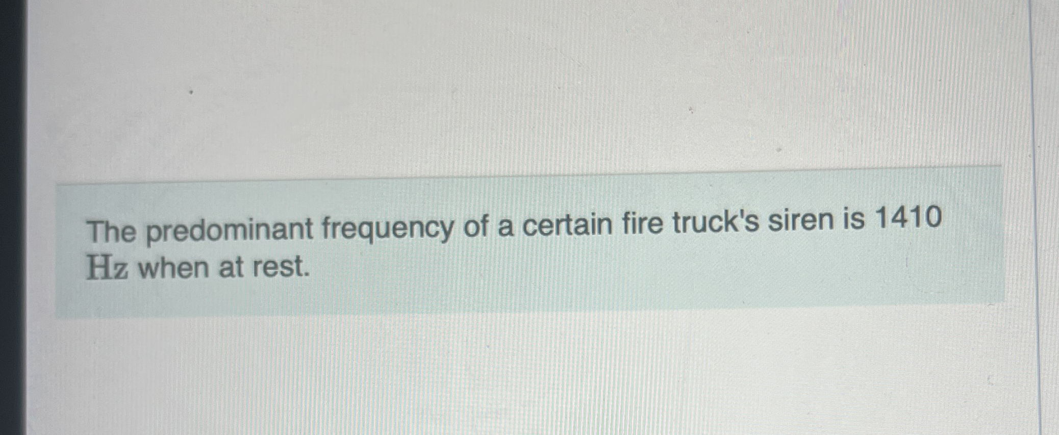 The predominant frequency of a certain fire