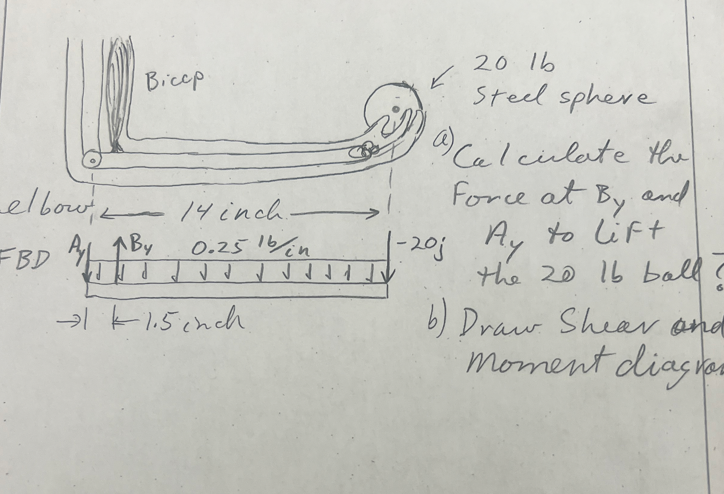 2 0 1 6 sted sphere a ) Cal cirlate tha Force at
