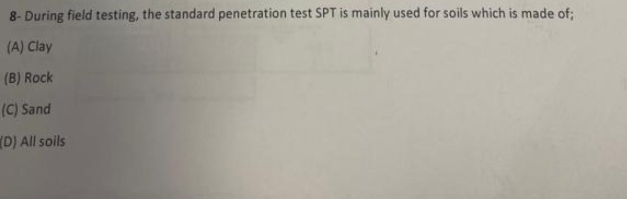 8 - During field testing, the standard