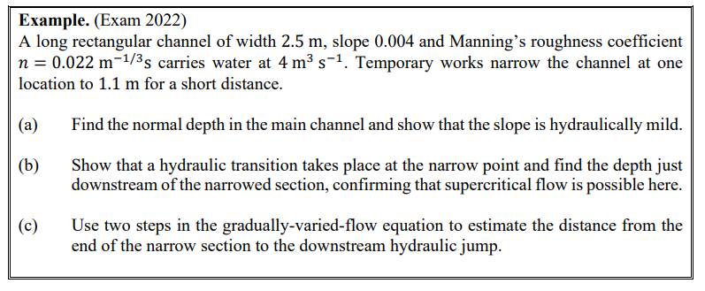 Example. ( Exam 2 0 2 2 ) A long rectangular