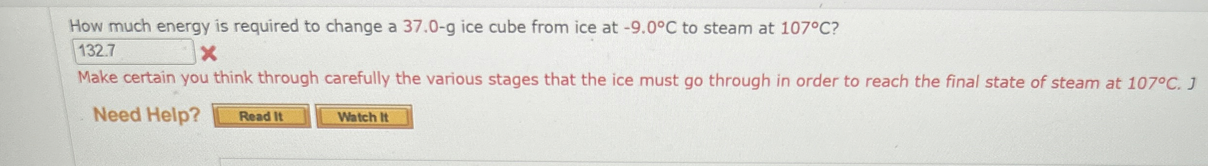 How much energy is required to change a 3 7 . 0 -