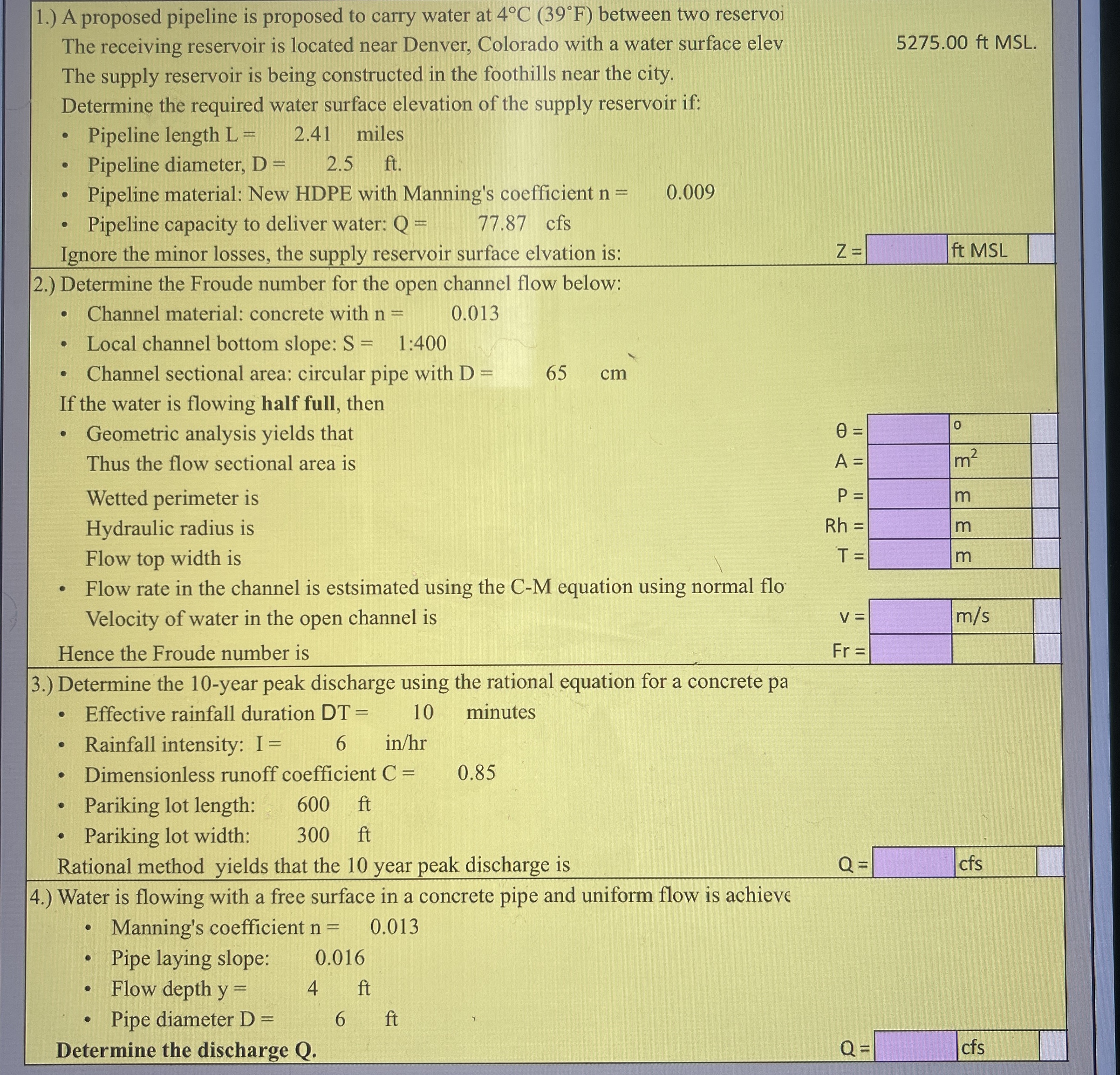 1 . ) A proposed pipeline is proposed to carry