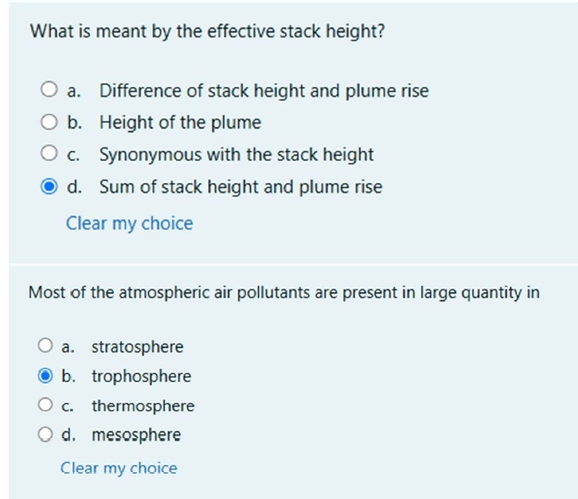 Subject :Environmental pollution control### What