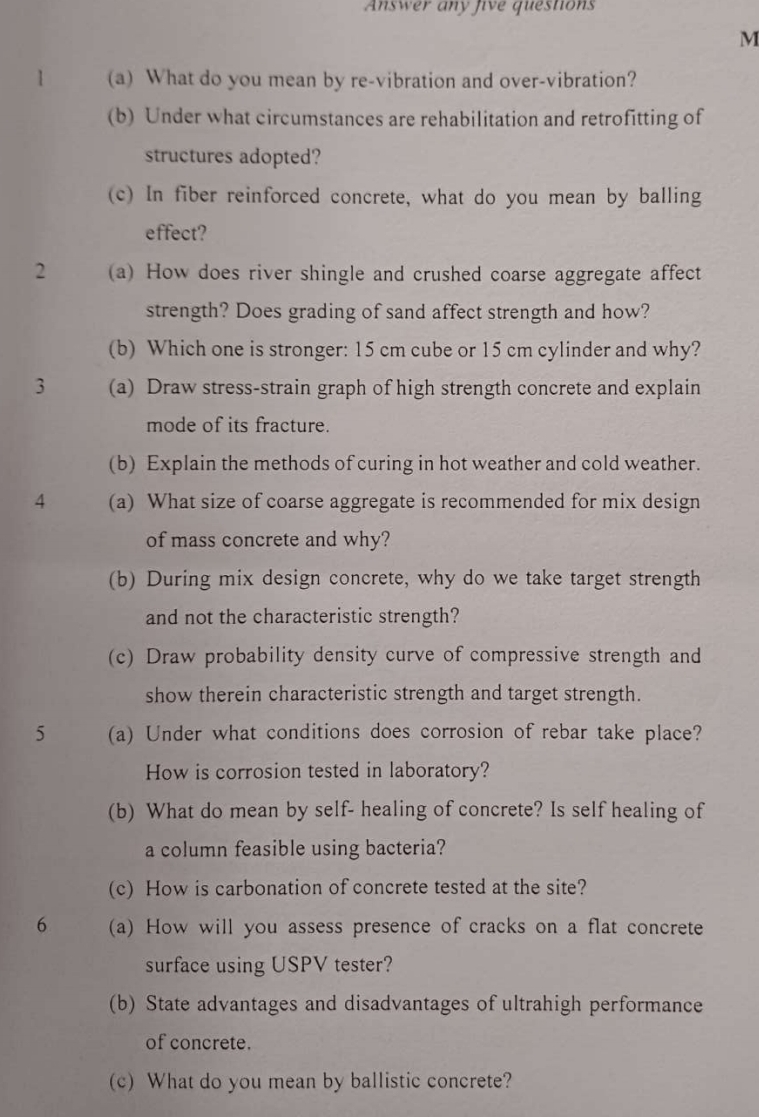 1 ( a ) What do you mean by re - vibration and