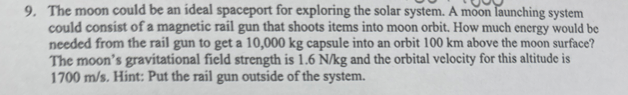 The moon could be an ideal spaceport for