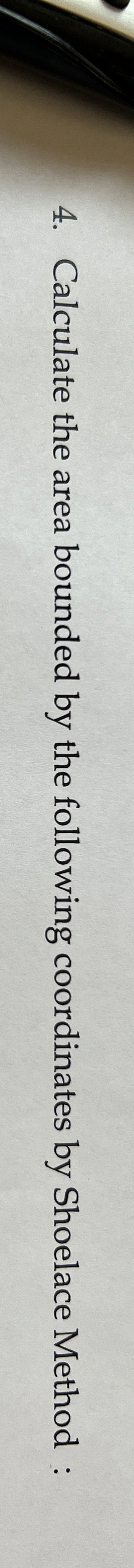 Calculate the area bounded by the following