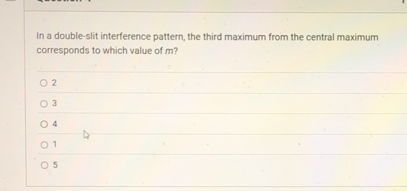 In a double - slit interference pattern, the