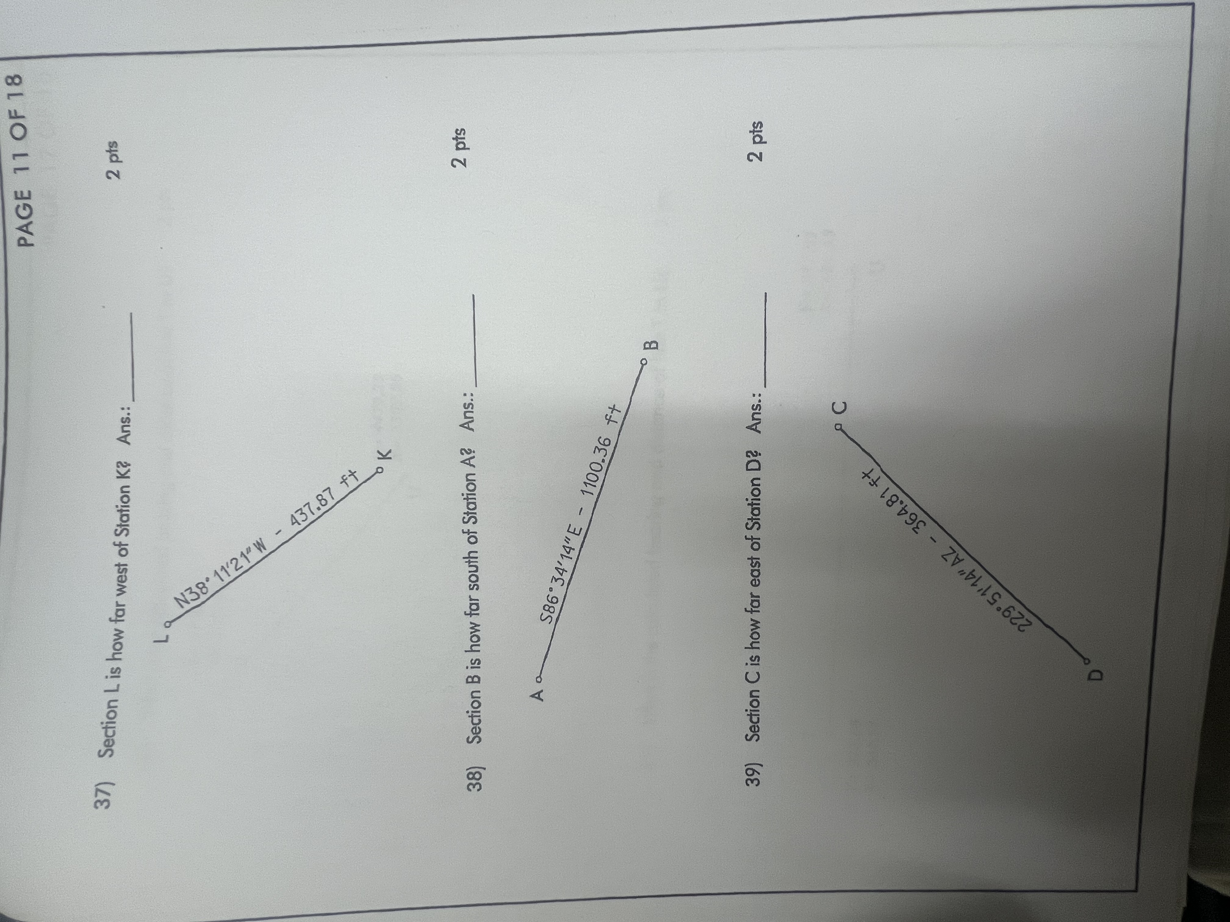 PAGE 1 1 OF 1 8 Section L is how far west of