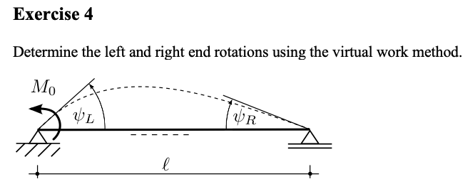 Exercise 4 Determine the left and right end