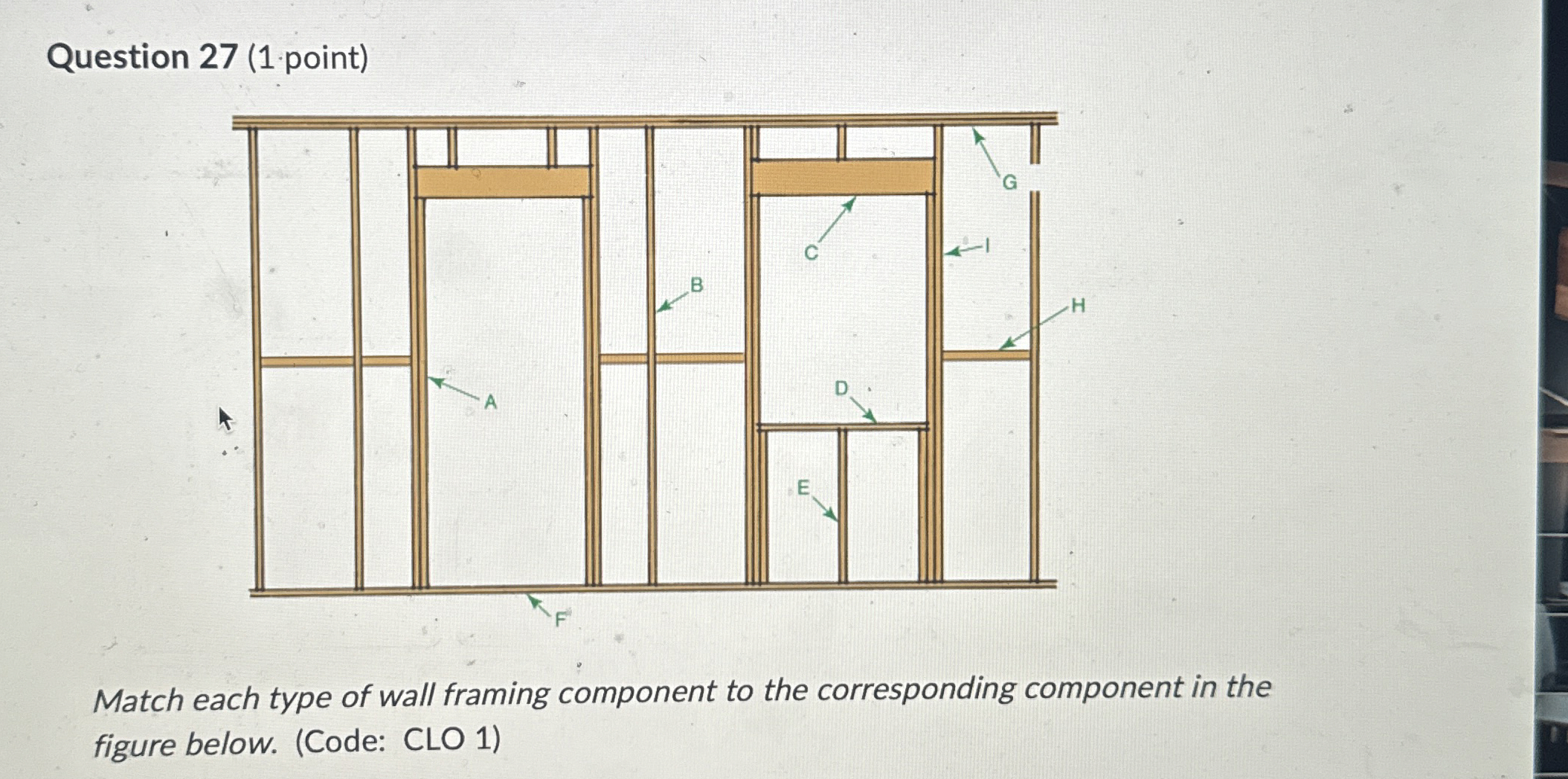 Question 2 7 ( 1 point ) Match each type of wall
