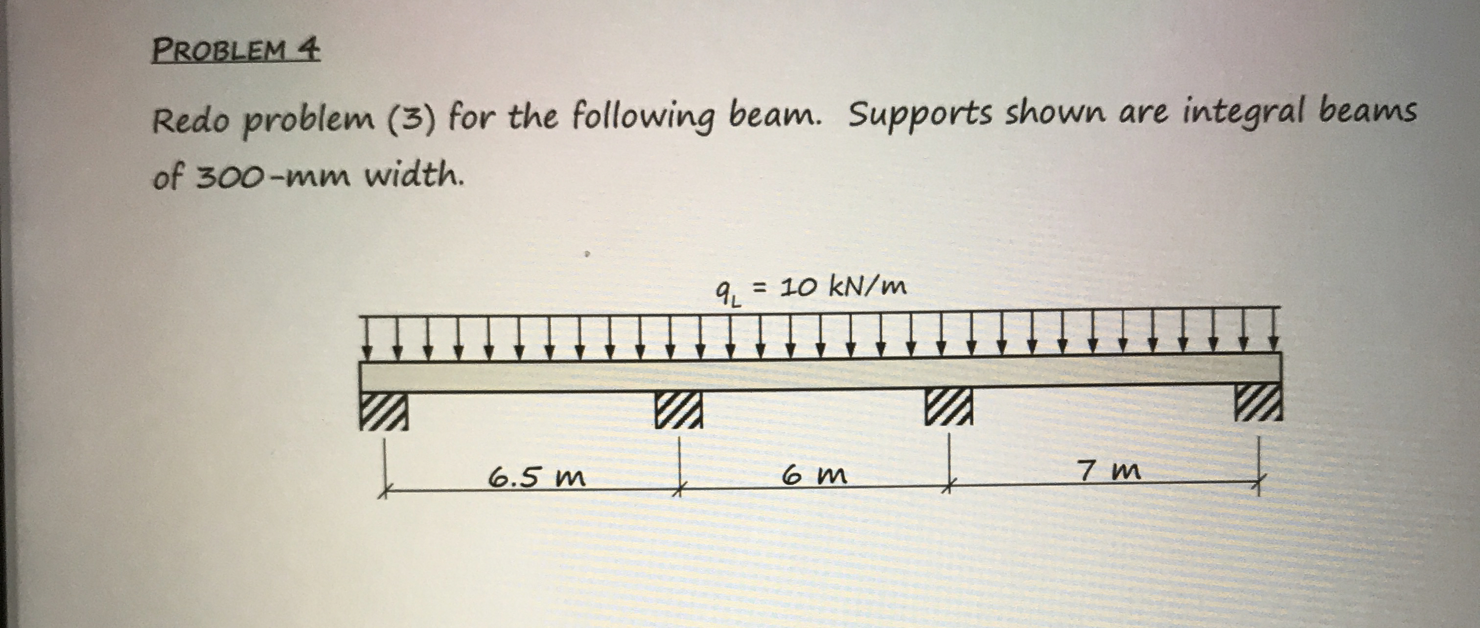 PROblem 4 Redo problem ( 3 ) for the following