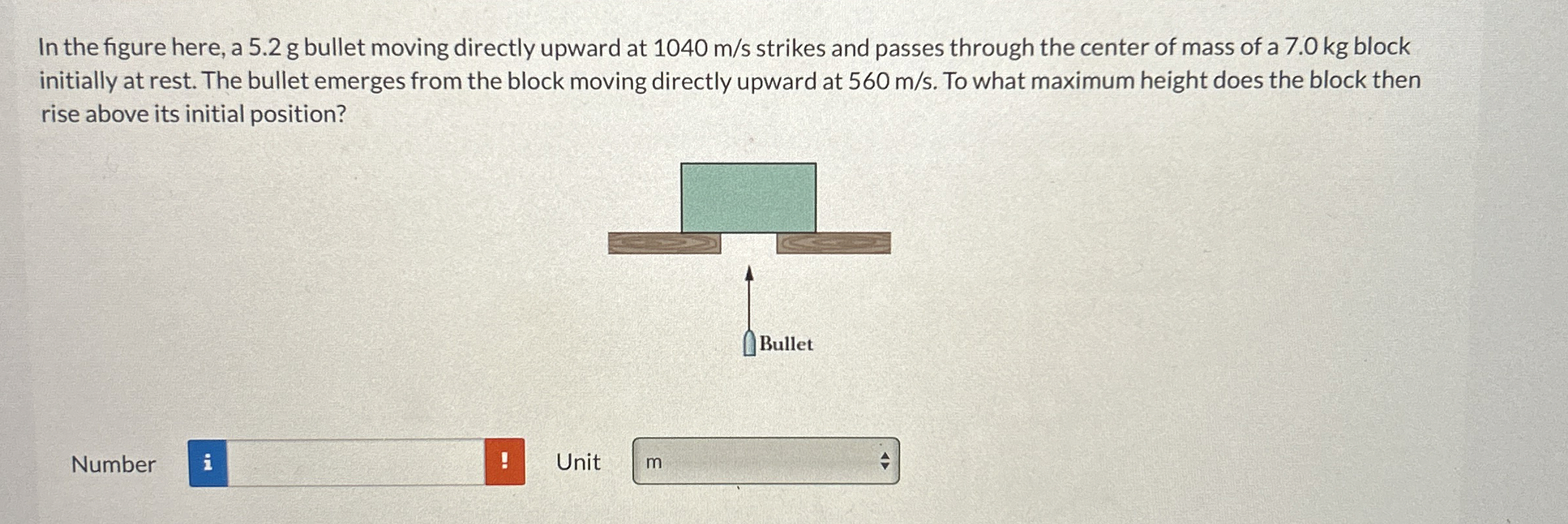 In the figure here, a 5 . 2 g bullet moving