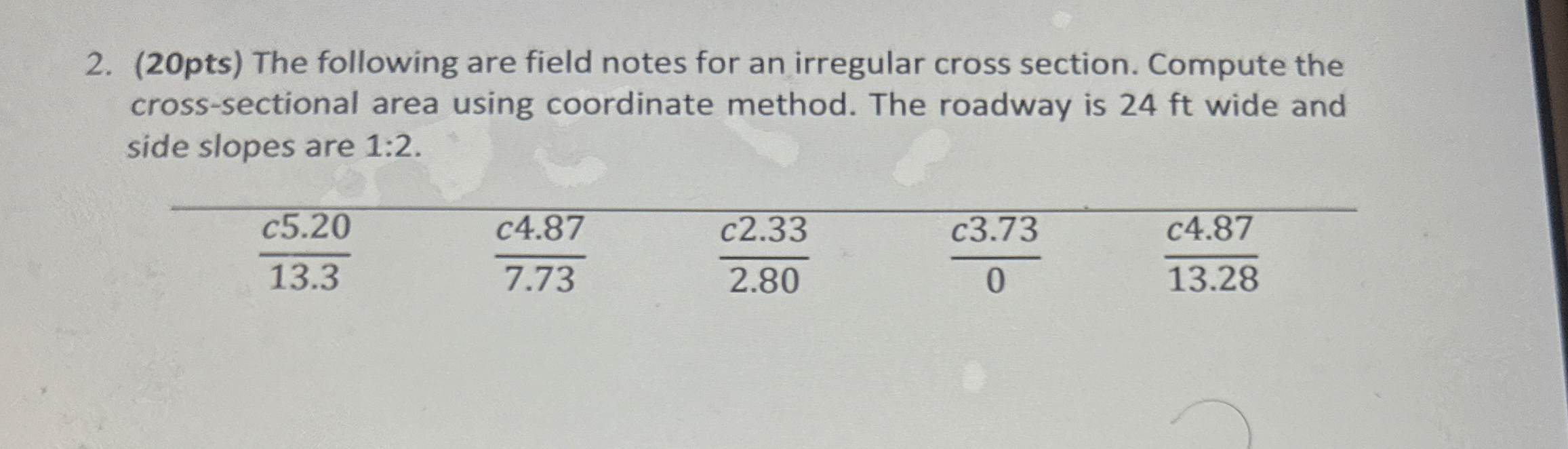 ( 2 0 pts ) Compute the area enclosed within the