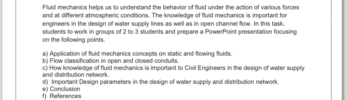 Fluid mechanics helps us to understand the