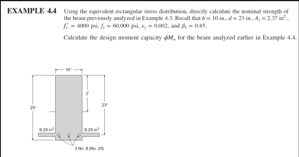 EXAMPLE 4 . 4 Using the equivalent rectangular