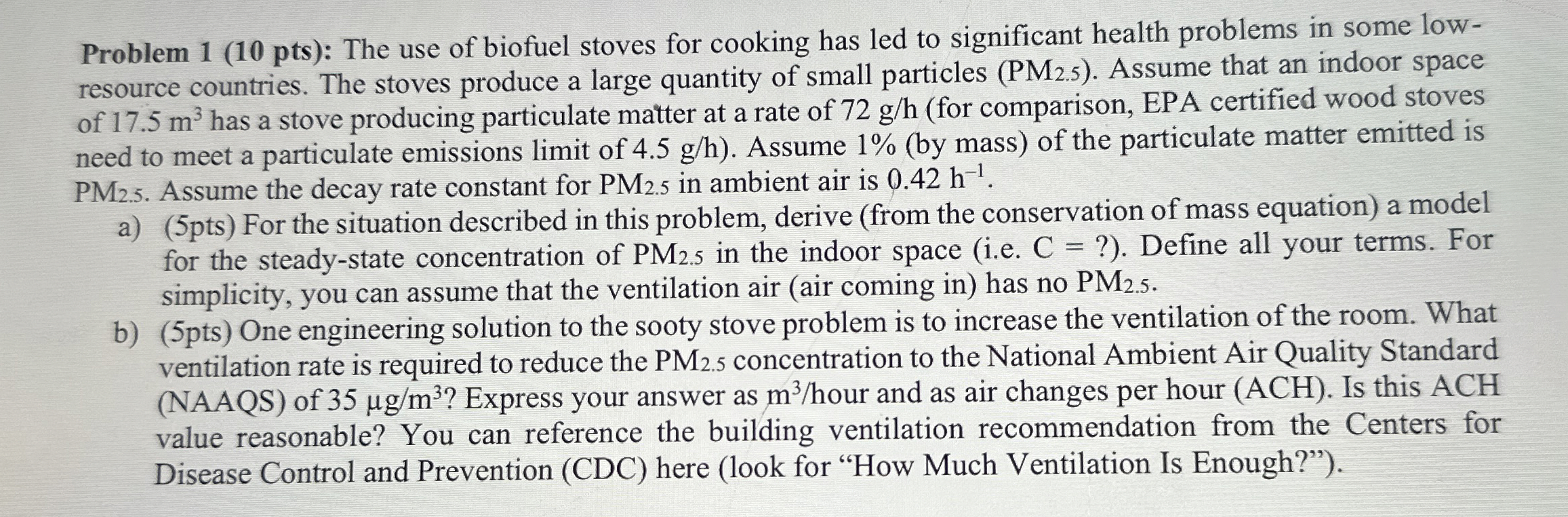 Problem 1 ( 1 0 p t s ) : The use of biofuel