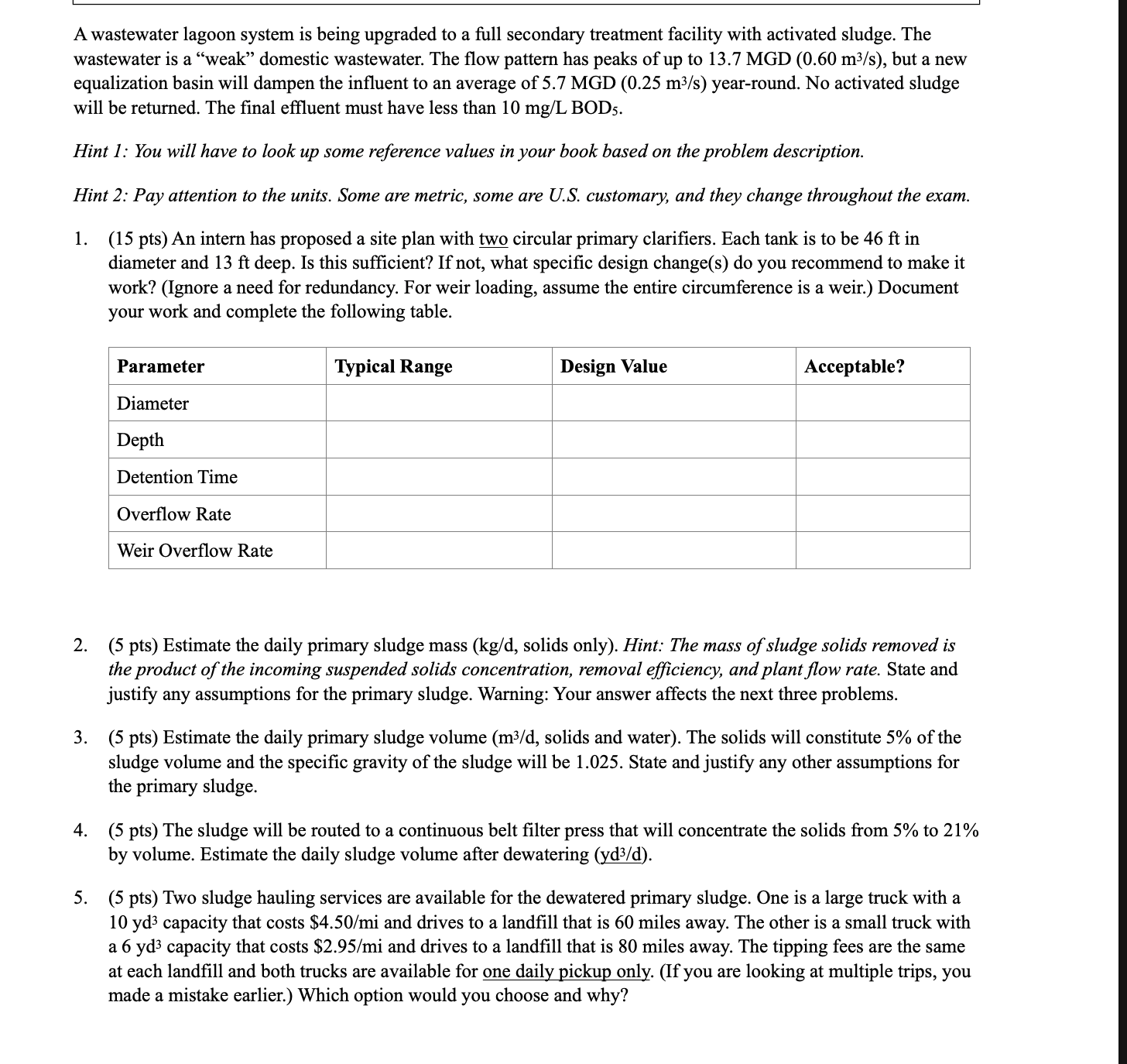 A wastewater lagoon system is being upgraded to a