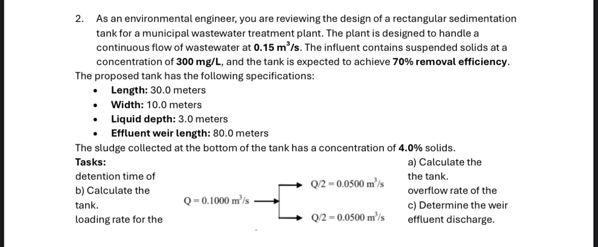 As an environmental engineer, you are reviewing