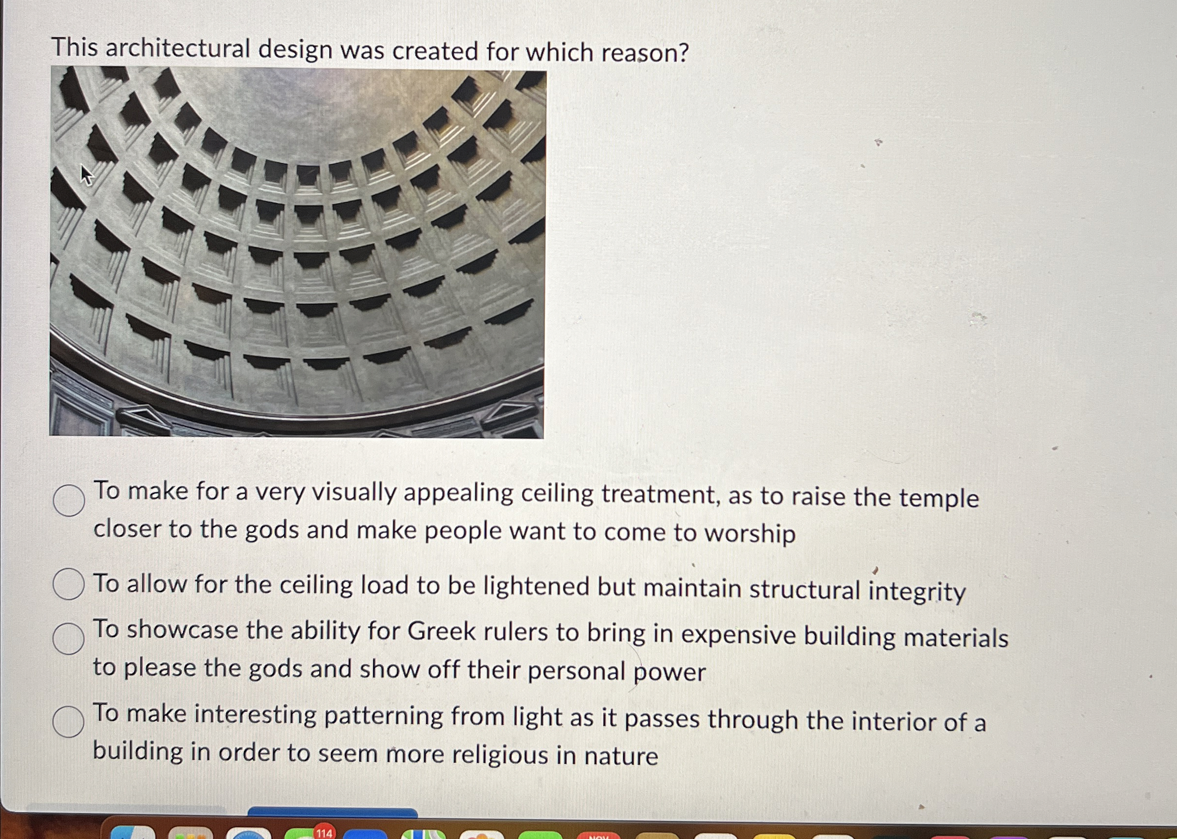 This architectural design was created for which