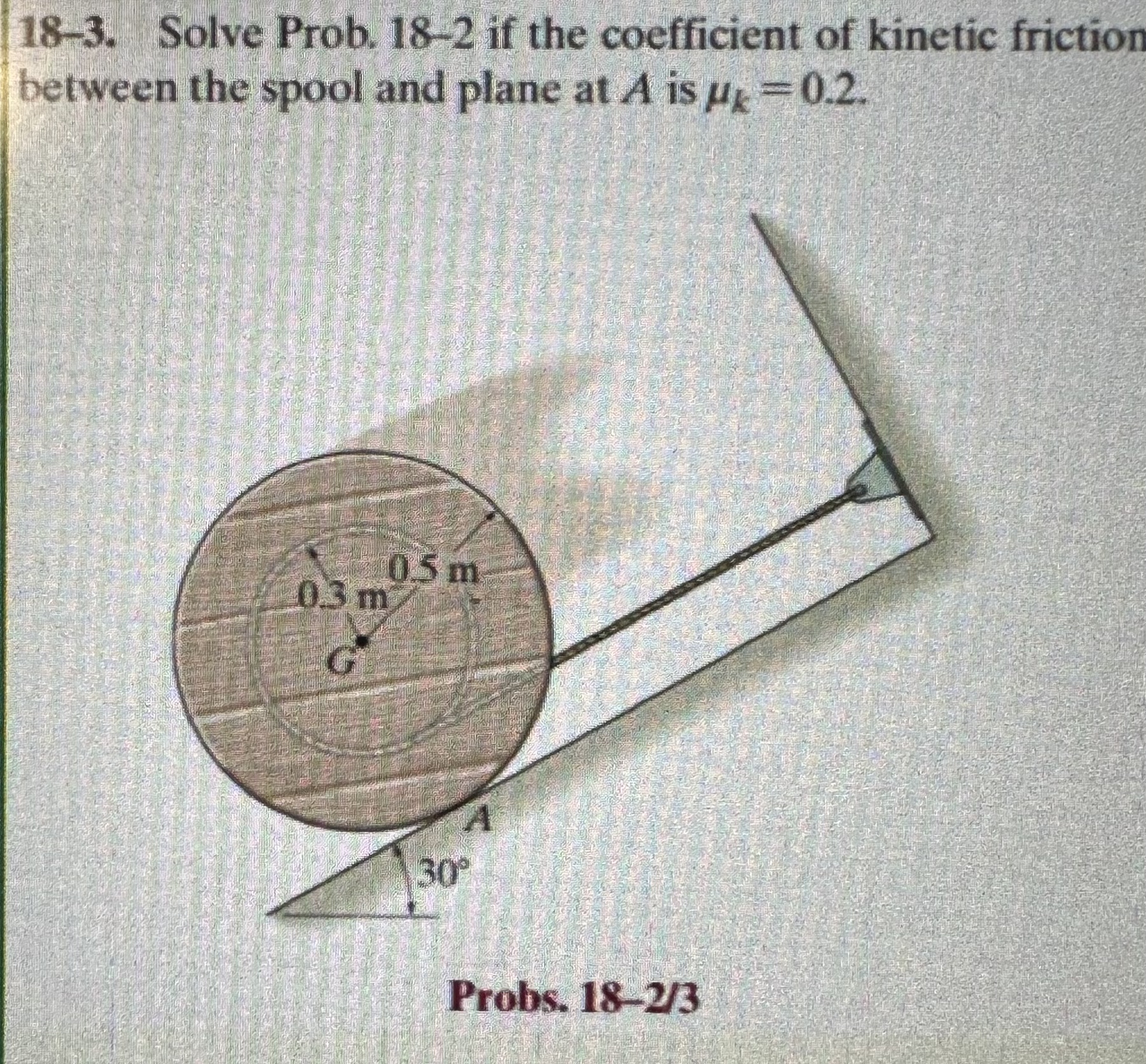1 8 - 3 . Solve Prob. 1 8 - 2 if the coefficient